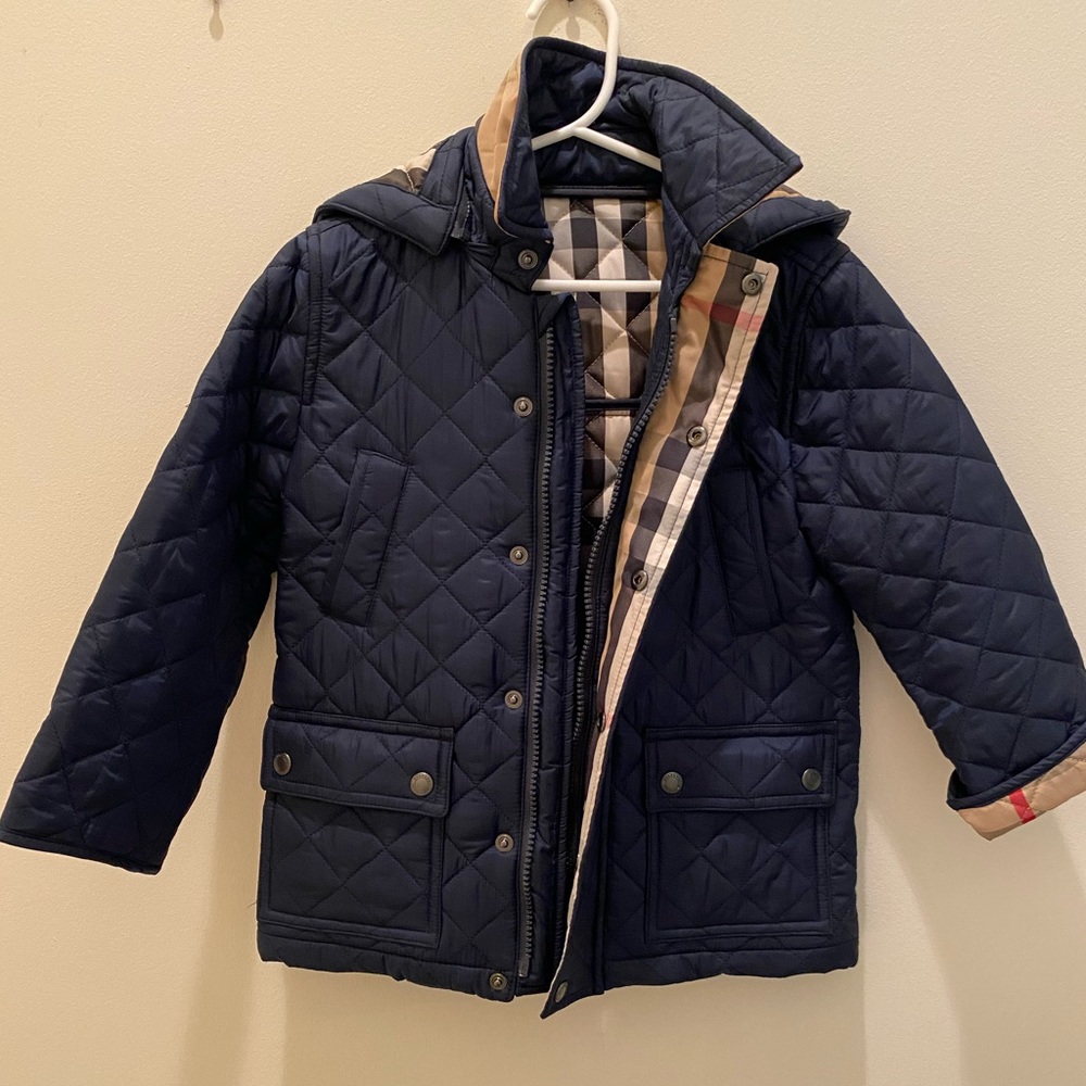 Kids Burberry Quilted Jacket